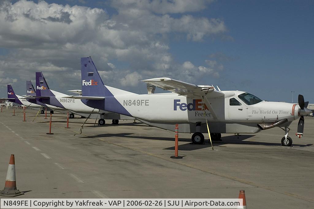 N849FE, Cessna 208B C/N 208B0162, 4 Fedex Cessna 208 Caravan
