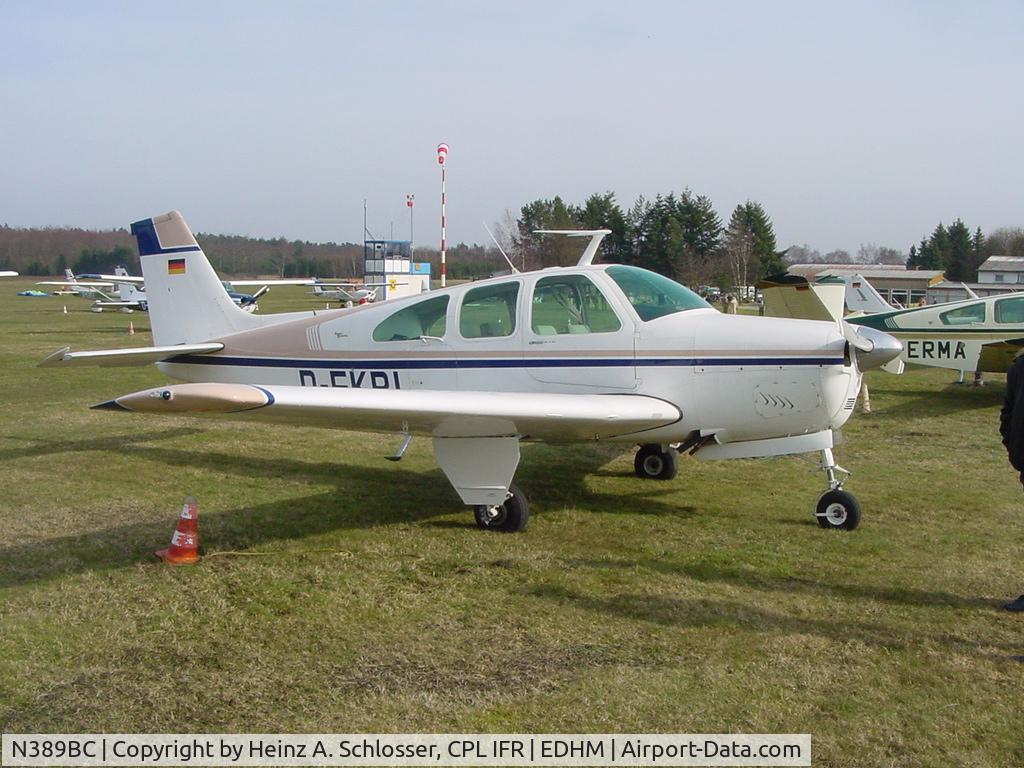 N389BC, 1968 Beech E33 Bonanza C/N CD-1160, former D-EKRI from Germany