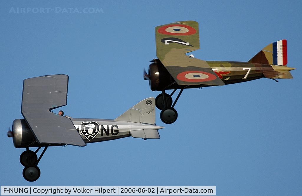 F-NUNG, 1916 Morane-Saulnier A-I Master C/N 01, Morane-Saulnier MS Type AI in a  formationflight with MS Type AI F-AZAP
