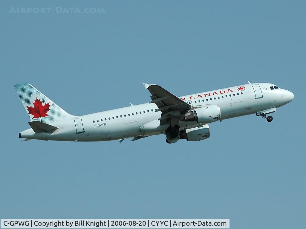 C-GPWG, 1991 Airbus A320-211 C/N 174, Leaving off 16