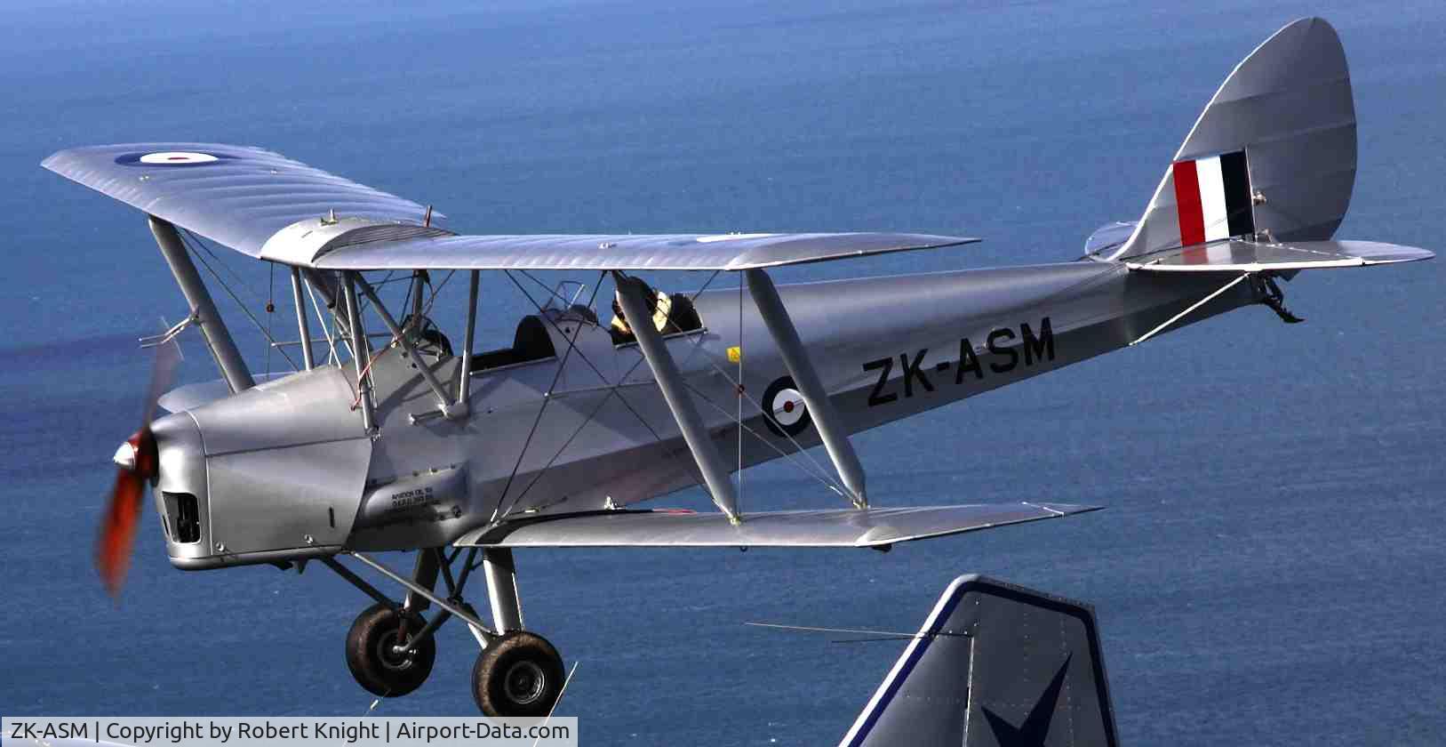 ZK-ASM, De Havilland DH-82A Tiger Moth II C/N 82475, taken in Aucklnd NZ july 06