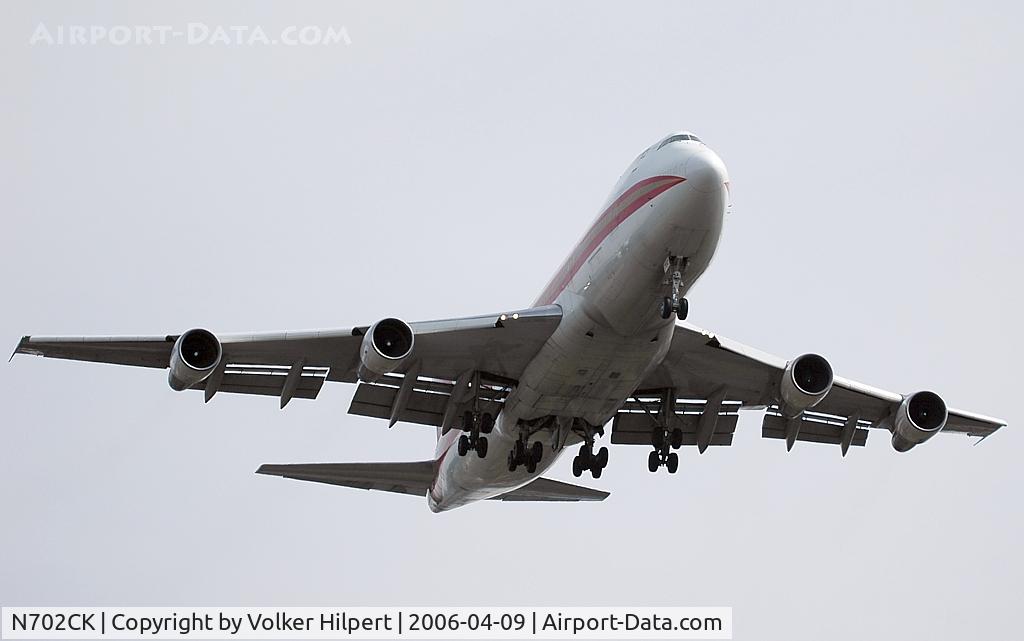 N702CK, 1971 Boeing 747-146 C/N 20332, on final at ramstein/Germany