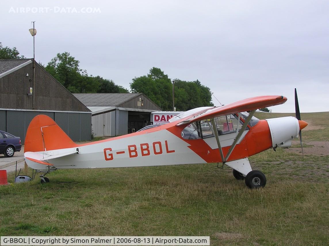G-BBOL, 1960 Piper PA-18-150 Super Cub C/N 18-7561, PA18-150 Super Cub at Nympsfield