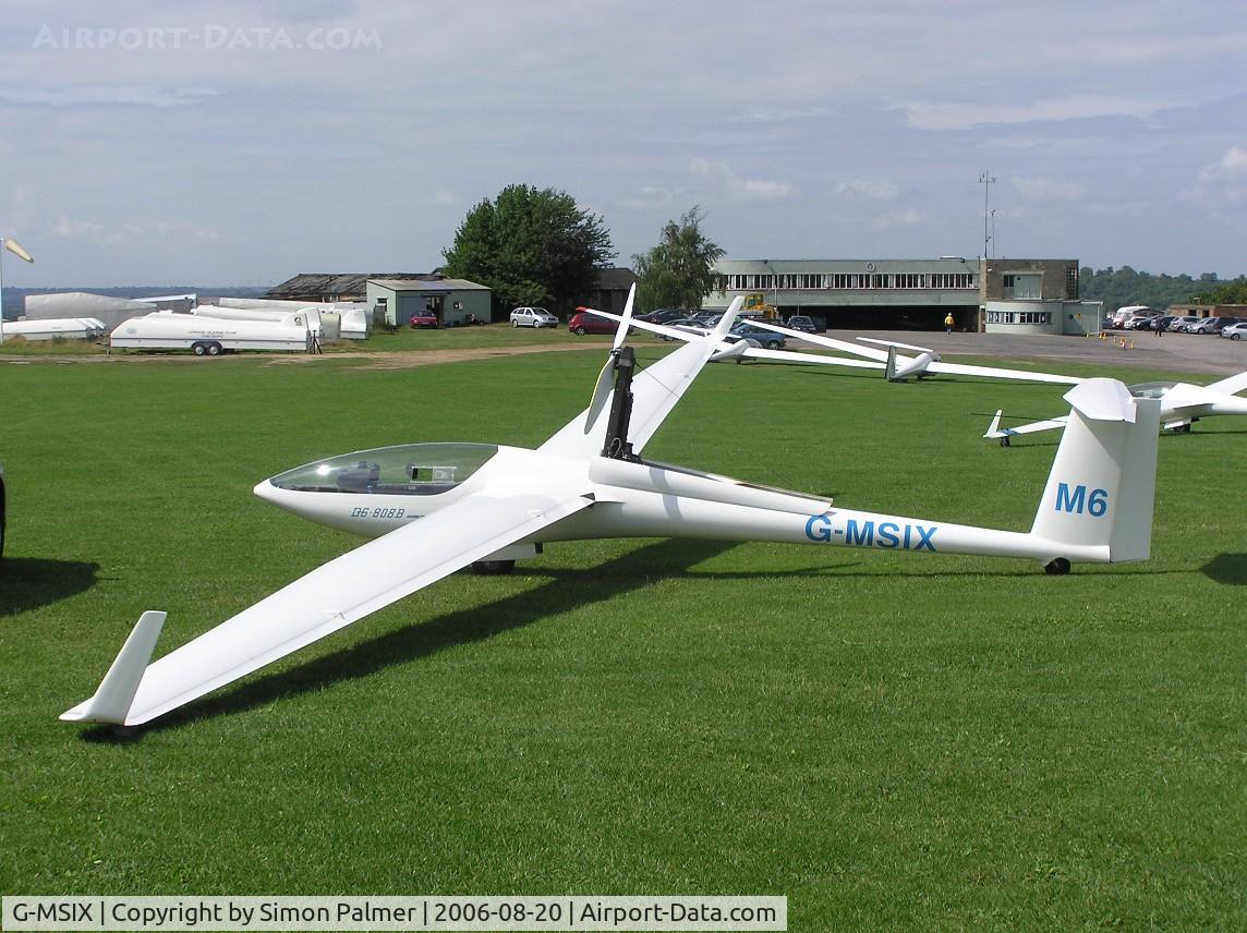 G-MSIX, 1999 DG Flugzeugbau DG-800B C/N 8-156B80, Glaser-Dirks DG-800B self-launcher at Dunstable