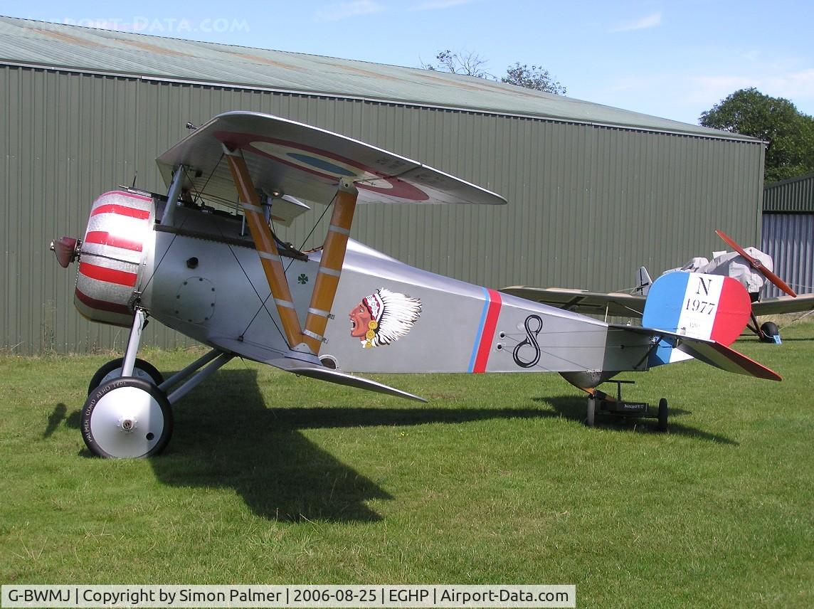 G-BWMJ, 1981 Nieuport 17 Scout Replica C/N PFA 121-12351, Nieuport Scout Replica in French military marks