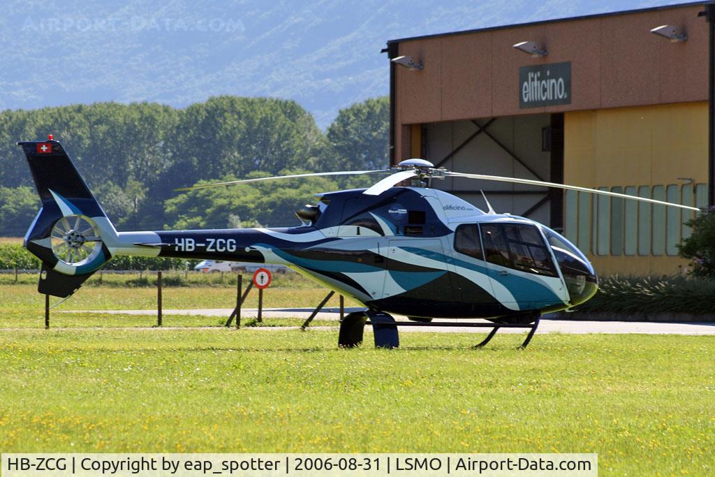 HB-ZCG, 2000 Eurocopter EC-120B Colibri C/N 1095, waiting for passengers
