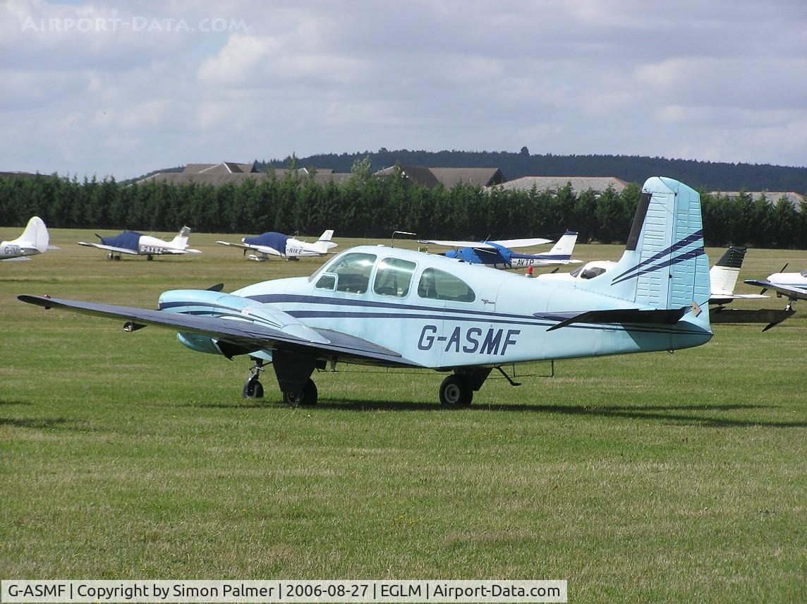 G-ASMF, 1964 Beech D95A Travel Air C/N TD-565, Beech Travel Air at White Waltham