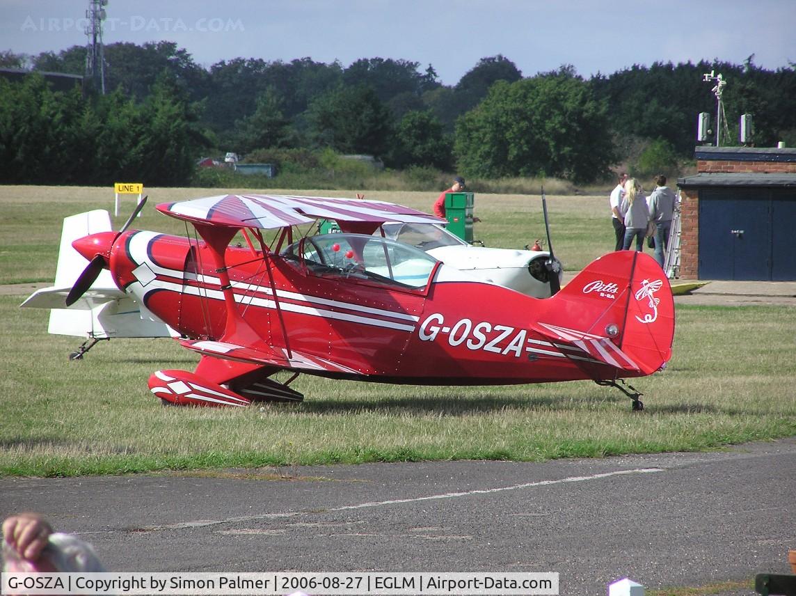 G-OSZA, 1976 Aerotek Pitts S-2A Special C/N 2134, Pitts S-2A at White Waltham
