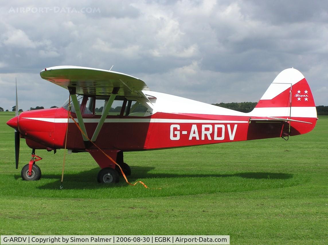 G-ARDV, 1960 Piper PA-22-160 Tri Pacer C/N 22-7487, Piper PA-22-160 Tri-Pacer at Sywell