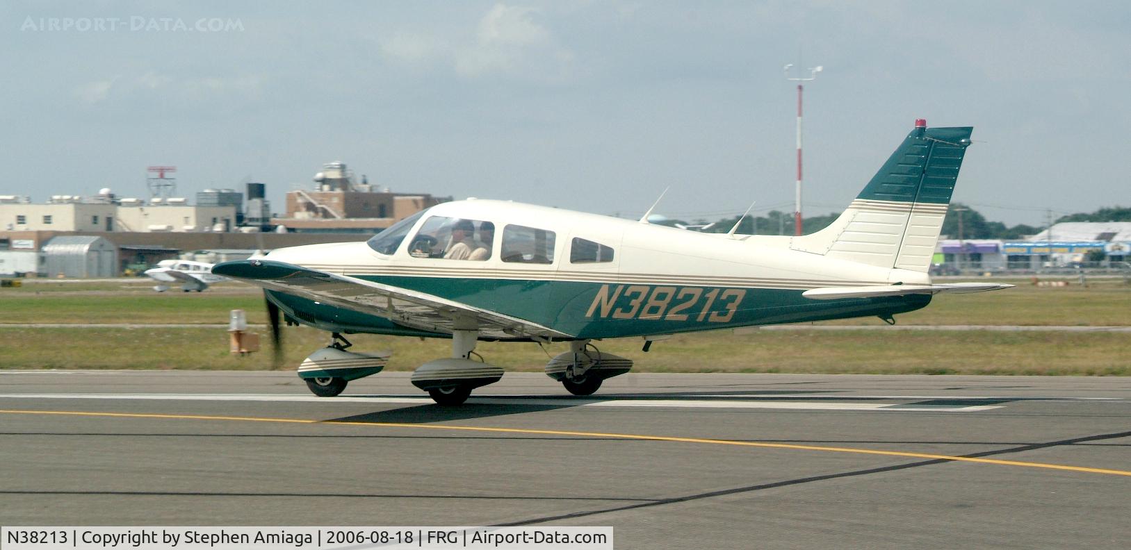 N38213, 1977 Piper PA-28-181 C/N 28-7790529, Archer 213, rolling RWY 19.