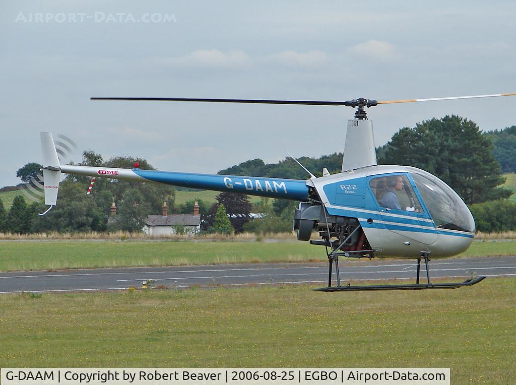 G-DAAM, 1992 Robinson R22 Beta C/N 2043, Robinson R22 Beta