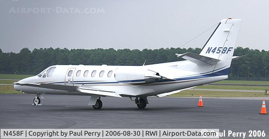 N458F, 2001 Cessna 550 C/N 550-0986, Good looking charter at AirCare's ramp