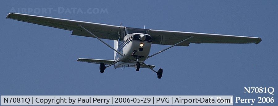 N7081Q, 1972 Cessna 172L C/N 17260381, Coming in for a spot of practice