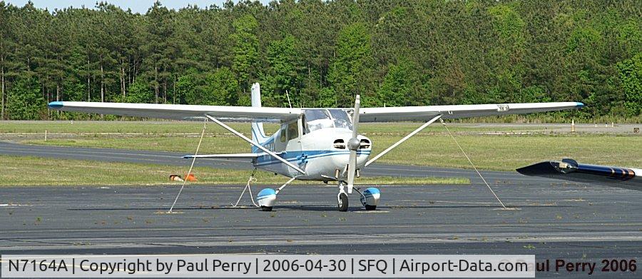 N7164A, 1956 Cessna 172 C/N 29264, Taking it easy in the early part of the year