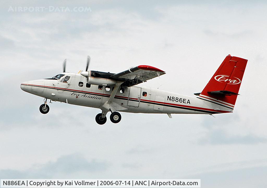 N886EA, 1981 De Havilland Canada DHC-6-300 Twin Otter C/N 756, taking off Rwy 24L