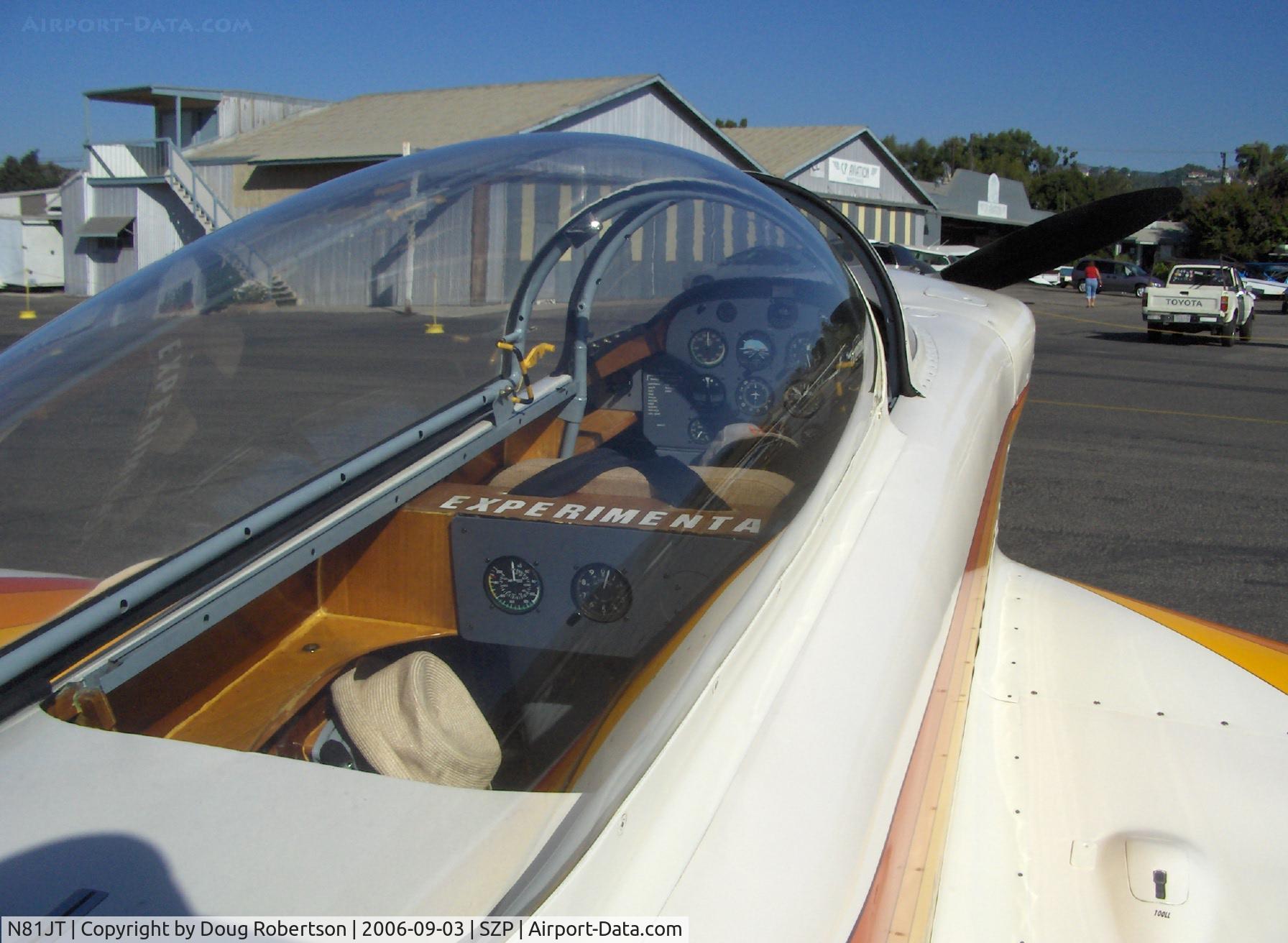 N81JT, 1982 Jurca MJ-5 Sirocco C/N 50, 1982 Tumilowicz MJ-5 SIROCCO, Lycoming IO-360 A&C 220 Hp, cockpits