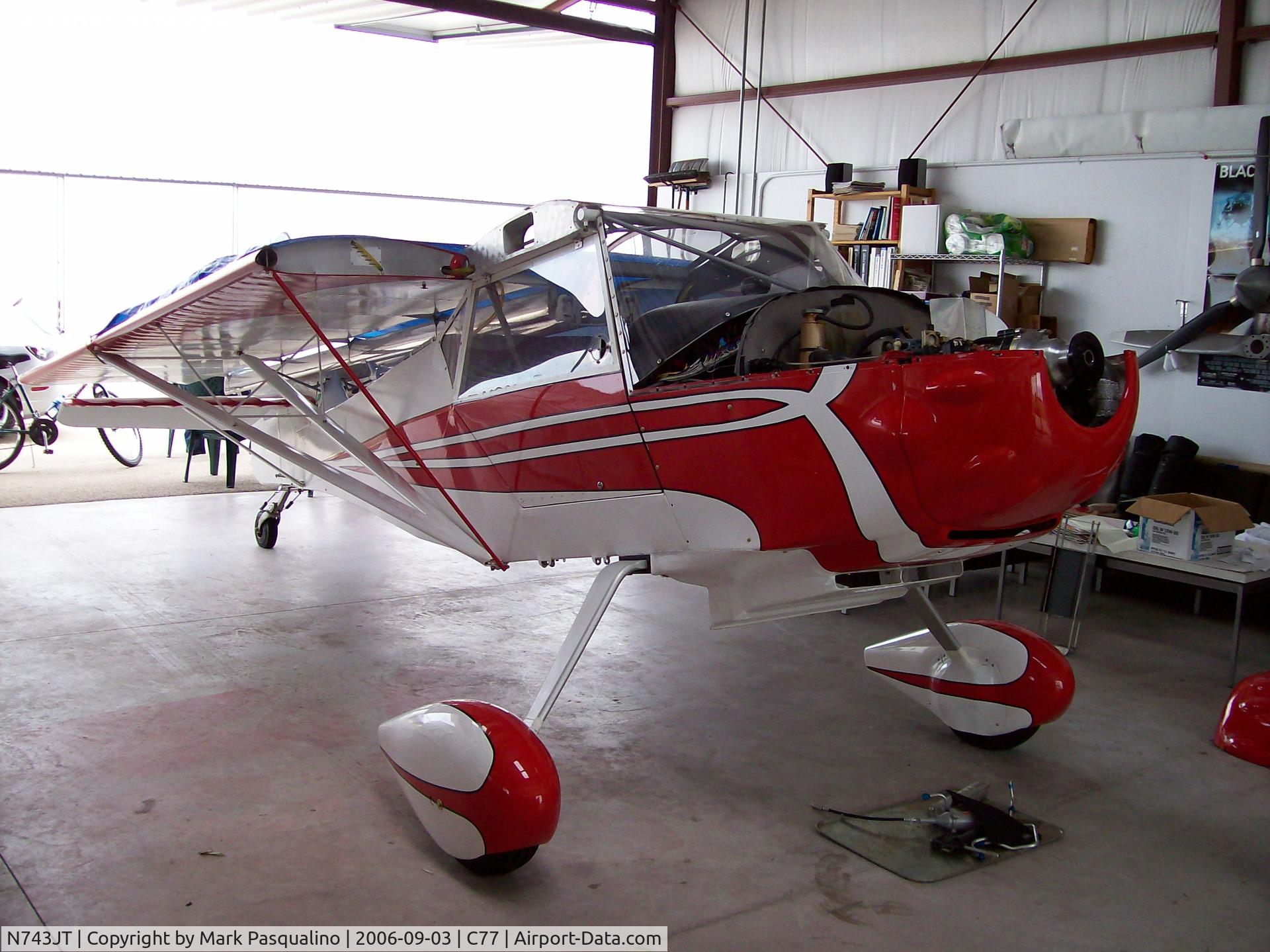 N743JT, 1998 Skystar Kitfox Series 5 C/N S9501-0091, Kitfox