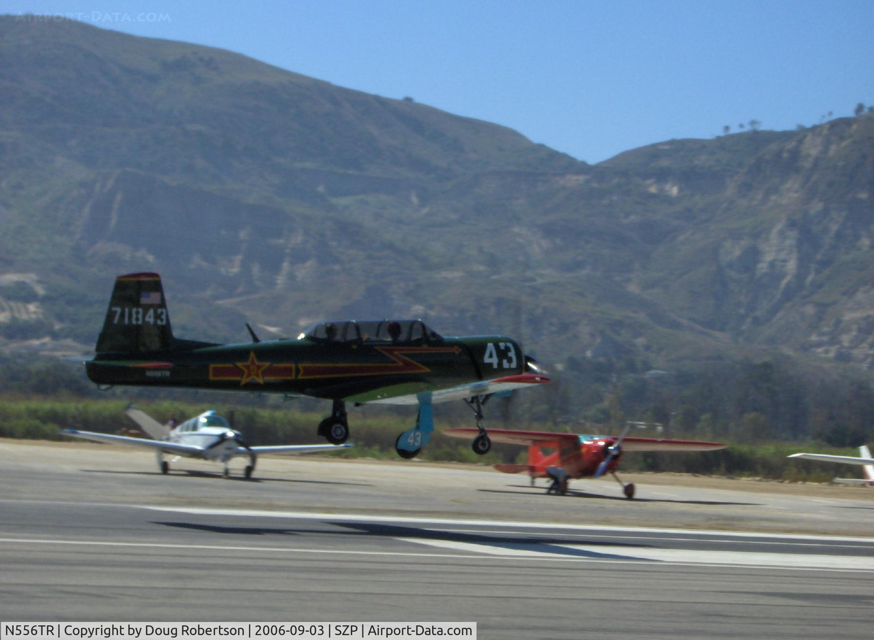 N556TR, 1968 Nanchang CJ-6A C/N 2432060, 1968 Nanchang China CJ-6A, Vedeneev (Ivchenko) MP-14 9 cylinder 360 Hp radial upgrade conversion, takeoff Runway 22