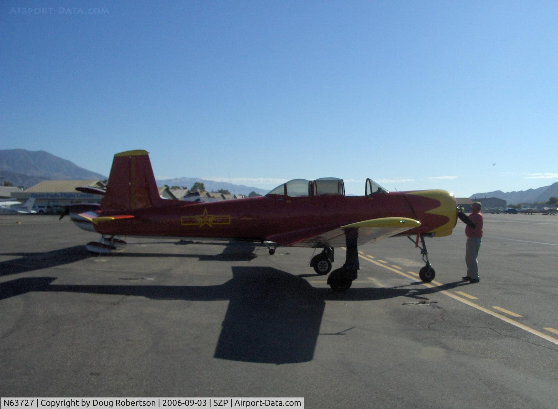 N63727, 1977 Nanchang CJ-6A C/N 1832035, 1977 Nanchang China CJ-6A, Huosai 6A 9 cylinder radial 285 Hp