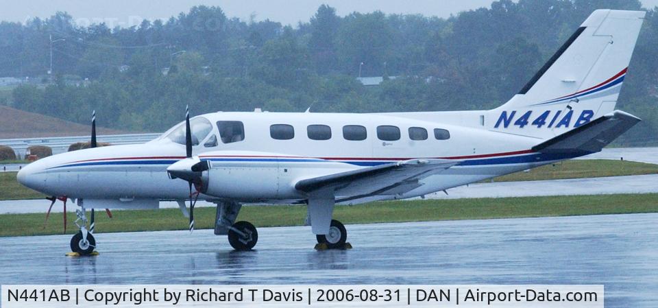 N441AB, 1981 Cessna 441 C/N 441-0284, 1981 Cessna 441 in Danville Va.
