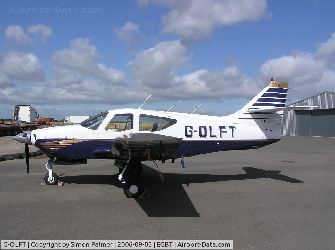G-OLFT, 1977 Rockwell Commander 114 C/N 14274, Rockwell Commander 114 at Turweston