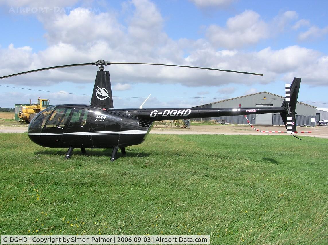 G-DGHD, 2004 Robinson R44 Raven II C/N 10436, Robinson R44 Raven II at Turweston