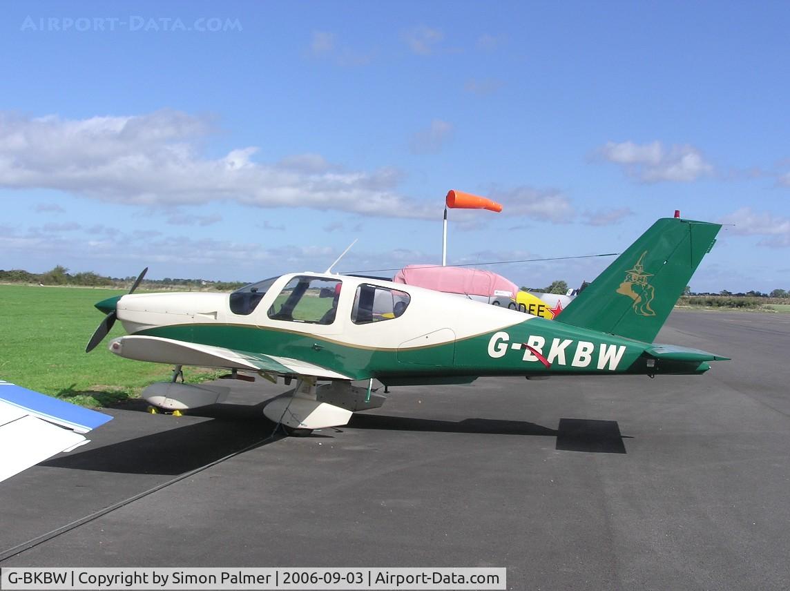 G-BKBW, 1982 Socata TB-10 Tobago C/N 289, Tobago on a windy day at Turweston