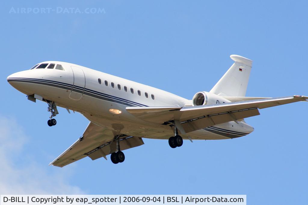 D-BILL, 2004 Dassault Falcon 2000EX C/N 033, another guest for Jet Avation