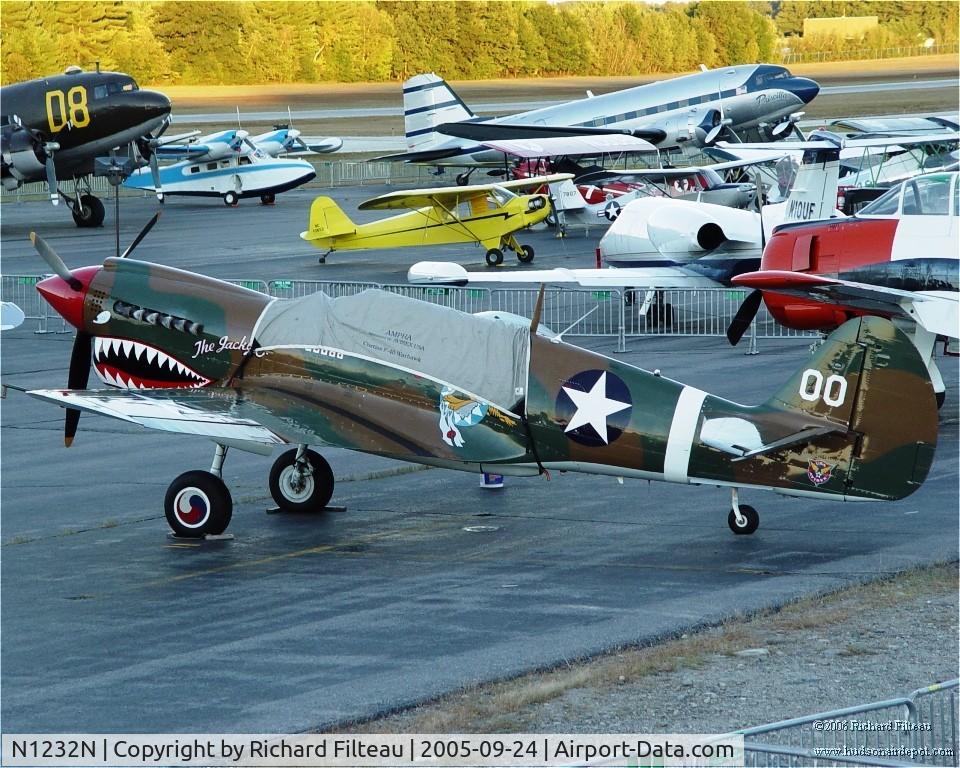 N1232N, 1943 Curtiss P-40N Warhawk C/N 27483, Curtiss P-40 Warhawk