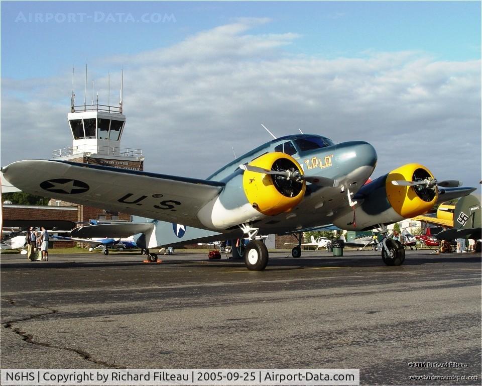 N6HS, 1942 Cessna UC-78 (T-50) Bobcat C/N 3696, Cessna T-50 Bobcat