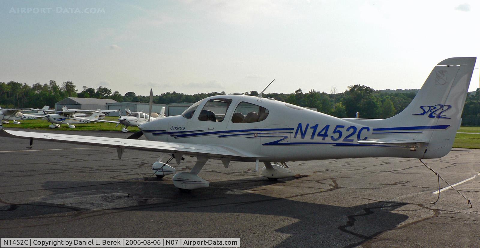 N1452C, 2003 Cirrus SR22 C/N 0546, Nice, shiny Cirrus at Lincoln Park Airport, NJ.