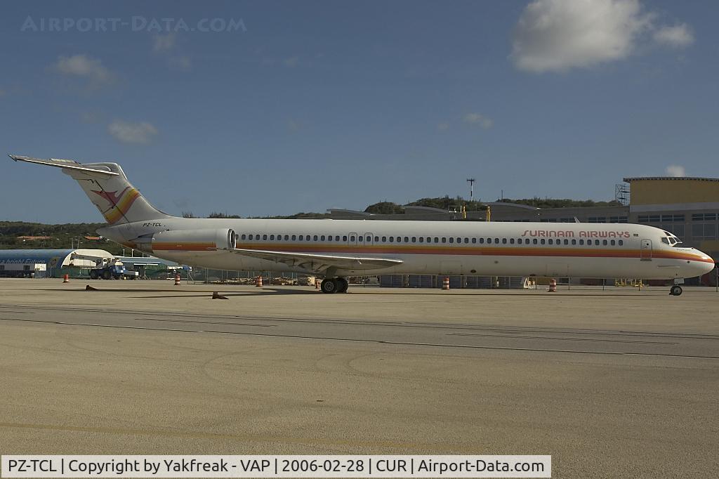 PZ-TCL, 1986 McDonnell Douglas MD-82 (DC-9-82) C/N 49444, Surinam Airways MD80