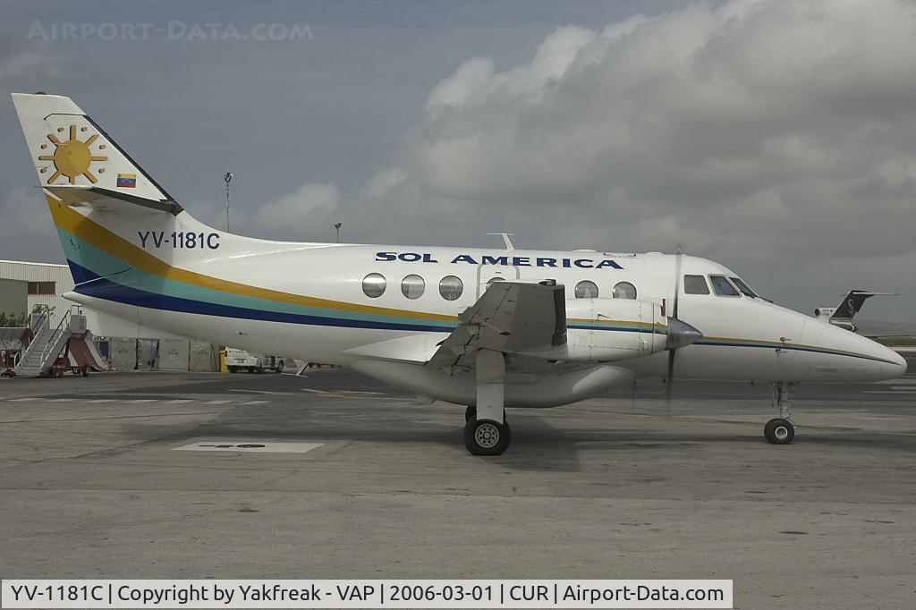 YV-1181C, 1986 British Aerospace BAe-3101 Jetstream 31 C/N 721, Sol America Jetstream 31