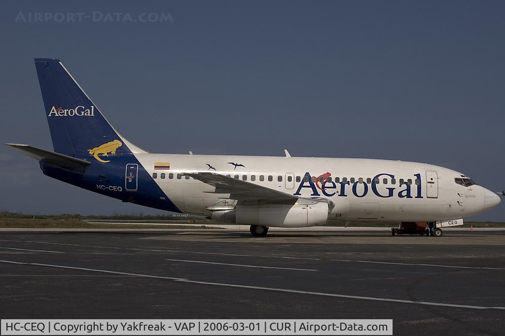 HC-CEQ, 1987 Boeing 737-2Y5 C/N 23848, Aerogal Boeing 737-200