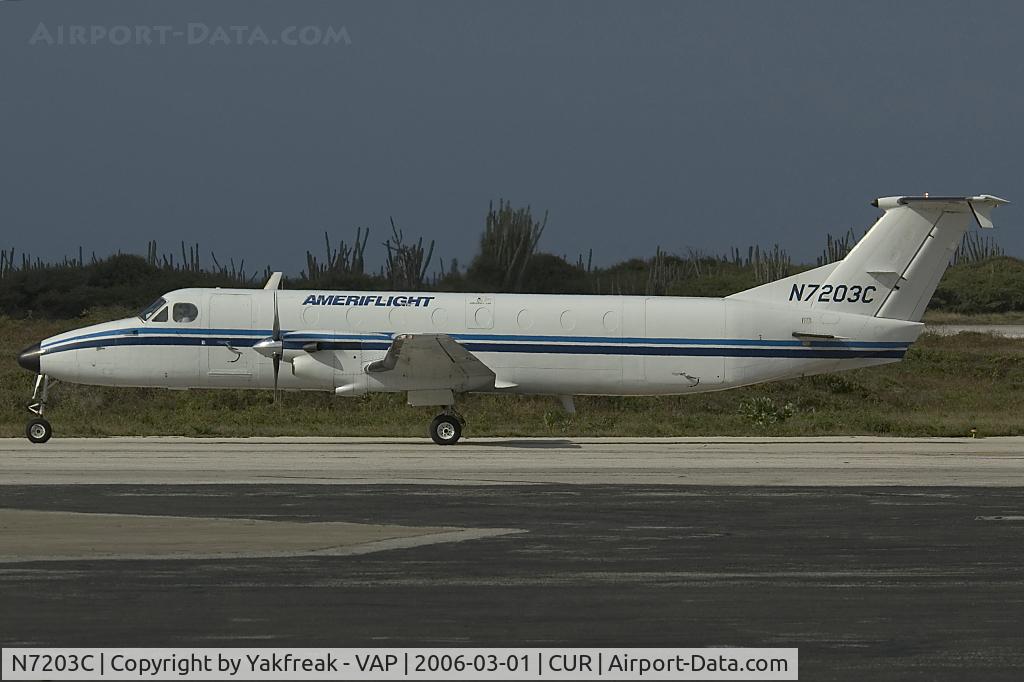 N7203C, 1985 Beech 1900C C/N UB-28, Ameriflight Beech 1900C
