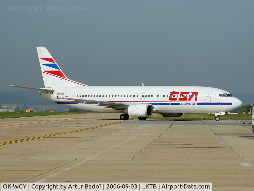 OK-WGY, 1991 Boeing 737-436 C/N 25839, CSA