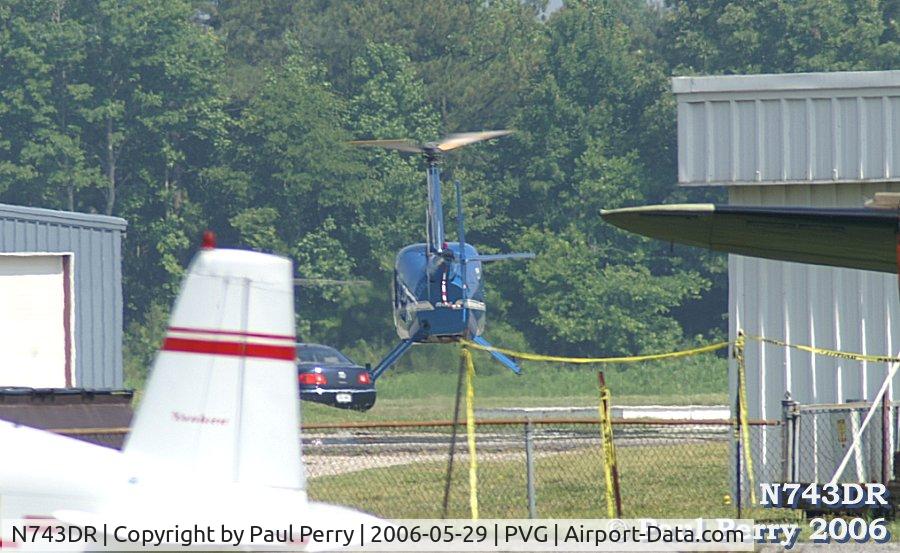 N743DR, 2005 Robinson R44 II C/N 10810, Getting into the air, already cleared for departure