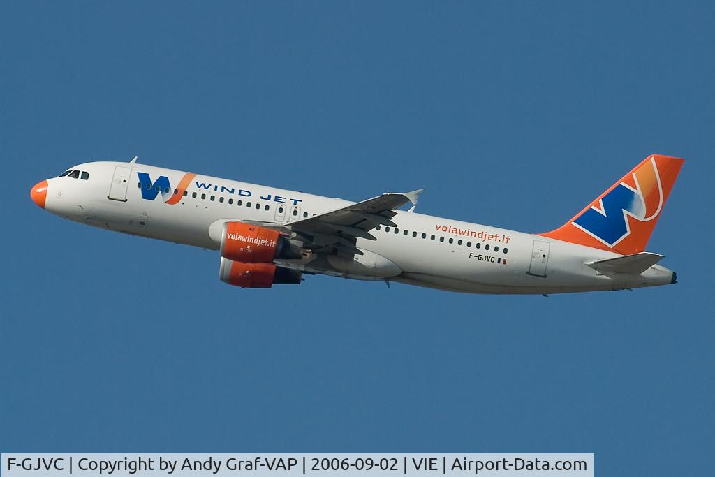 F-GJVC, 1991 Airbus A320-211 C/N 204, Just after take off on RWY29.