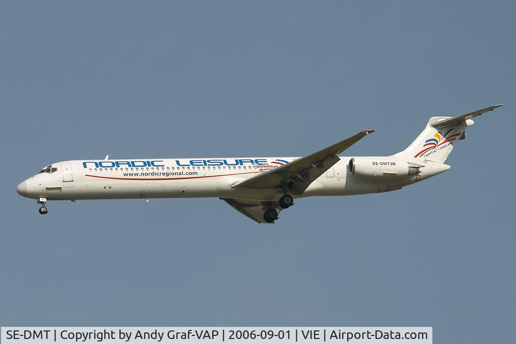 SE-DMT, 1980 McDonnell Douglas MD-81 (DC-9-81) C/N 48003, On final RWY34.