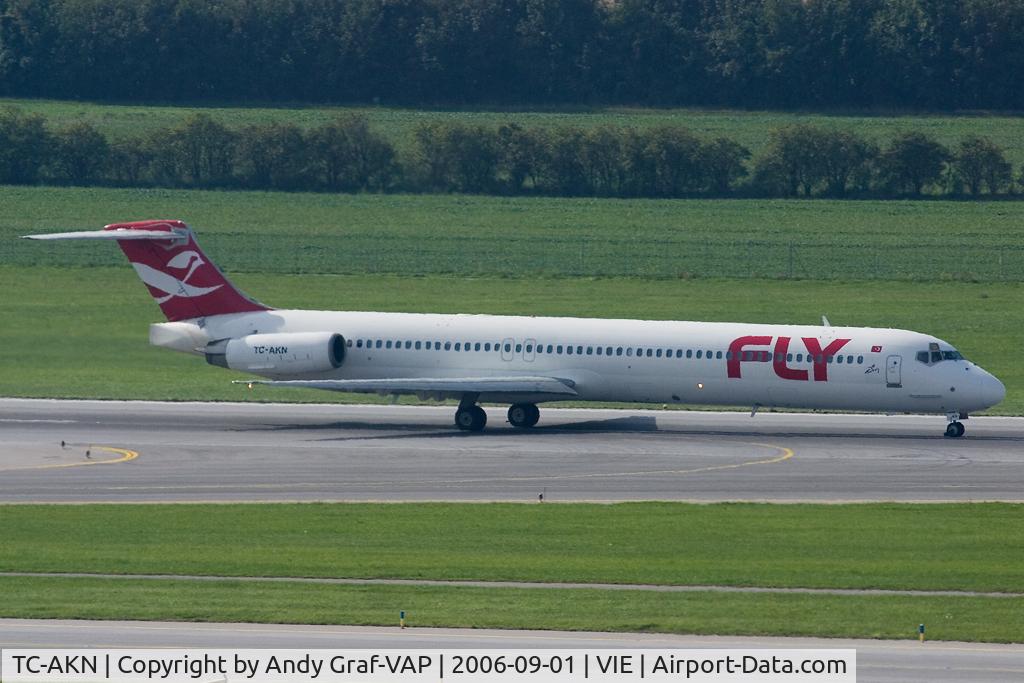 TC-AKN, McDonnell Douglas MD-83 (DC-9-83) C/N 53186, On the take off run RWY29.