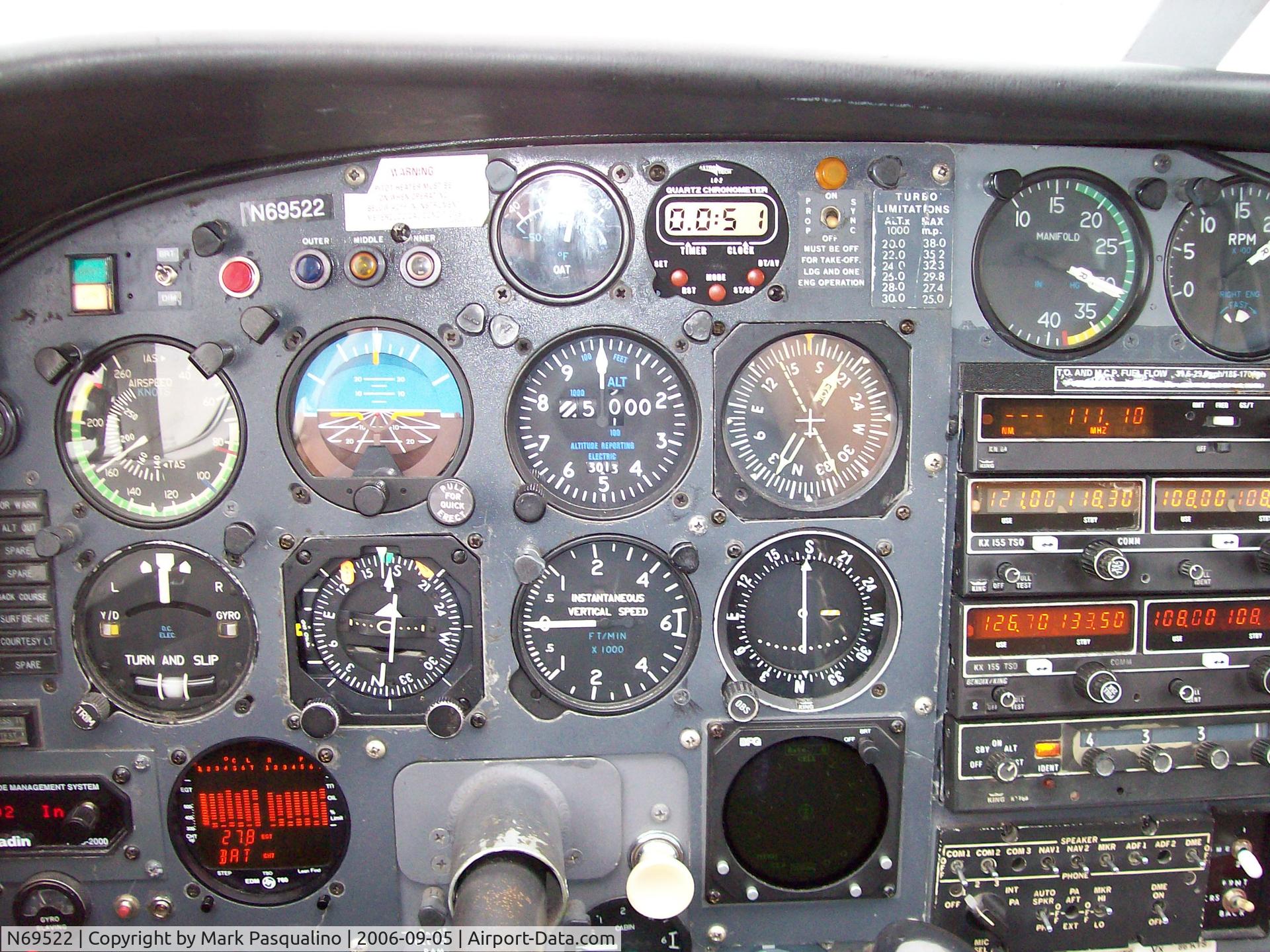 N69522, 1974 Cessna 340 C/N 340-0354, Cessna 340
