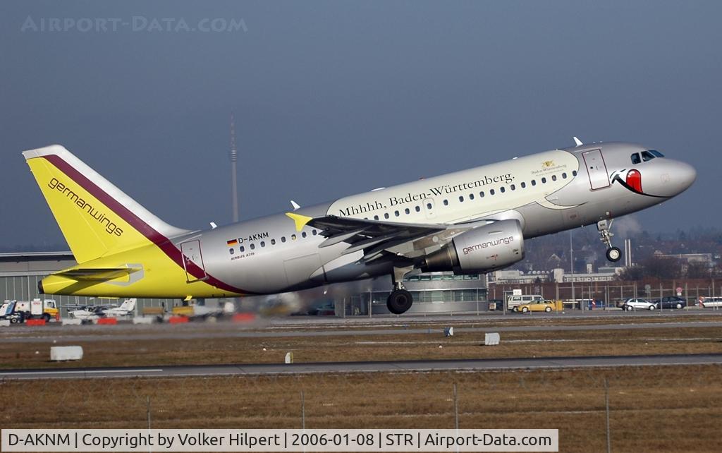D-AKNM, 1999 Airbus A319-112 C/N 1089, funny colours