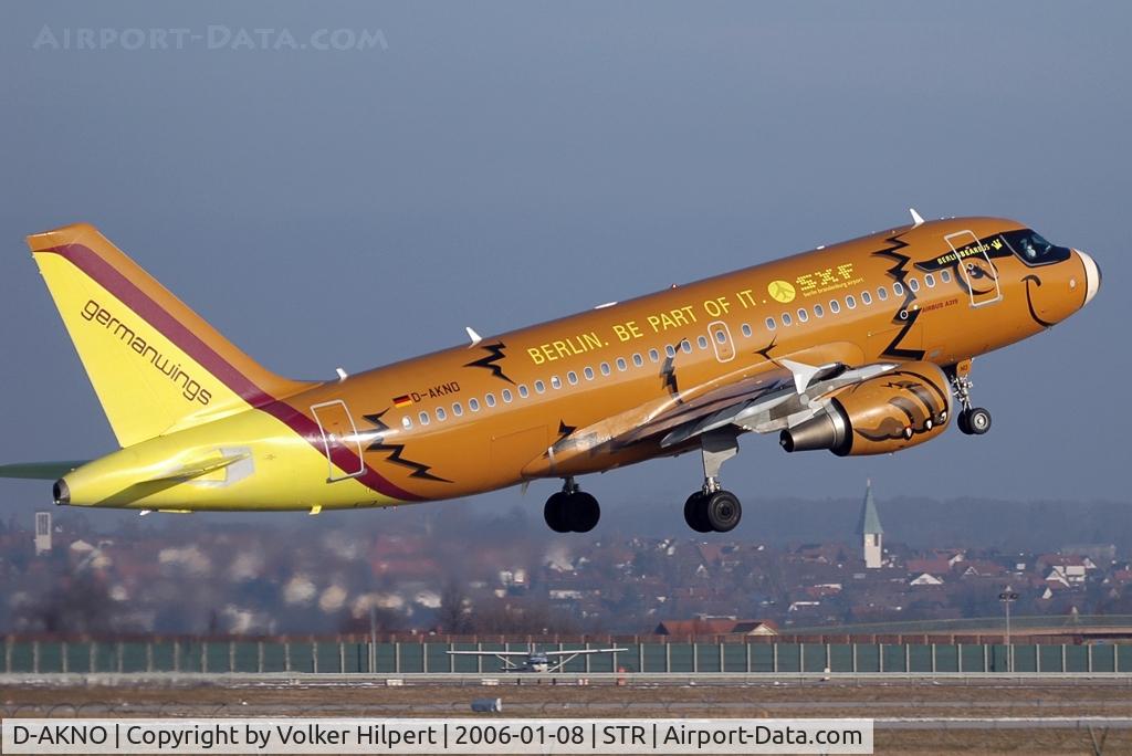 D-AKNO, 1999 Airbus A319-112 C/N 1147, the Berlinbear
