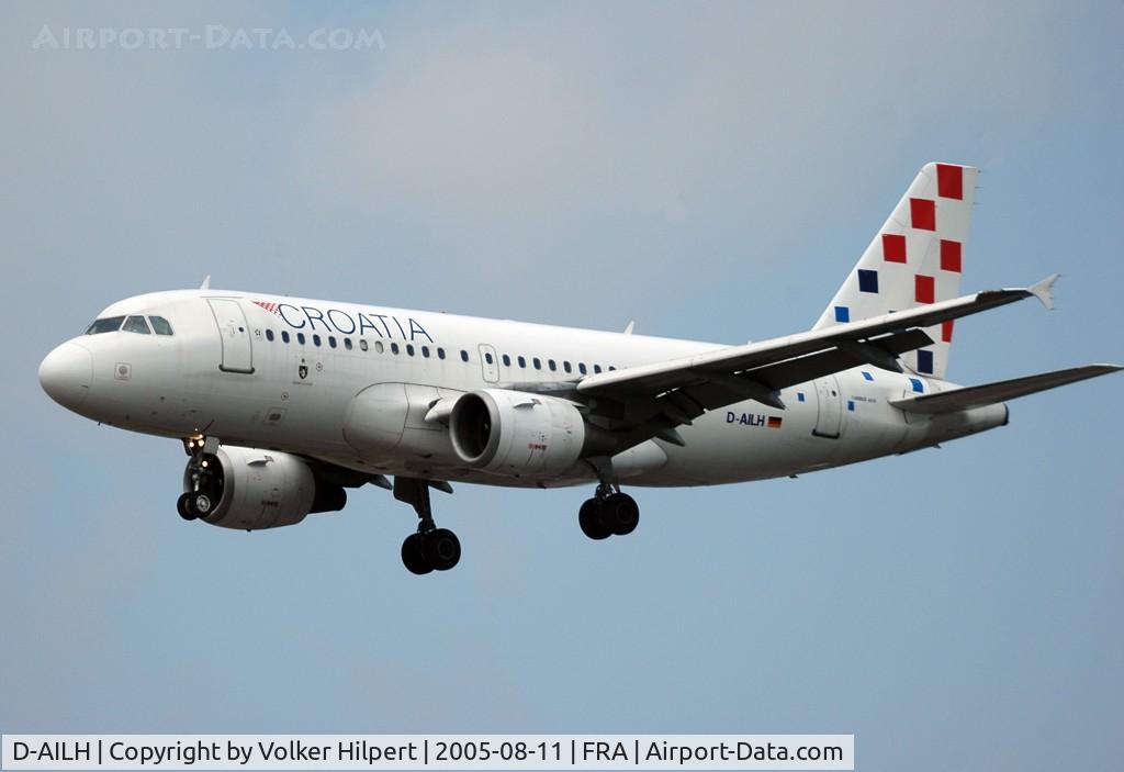 D-AILH, 1997 Airbus A319-114 C/N 641, on final at fra