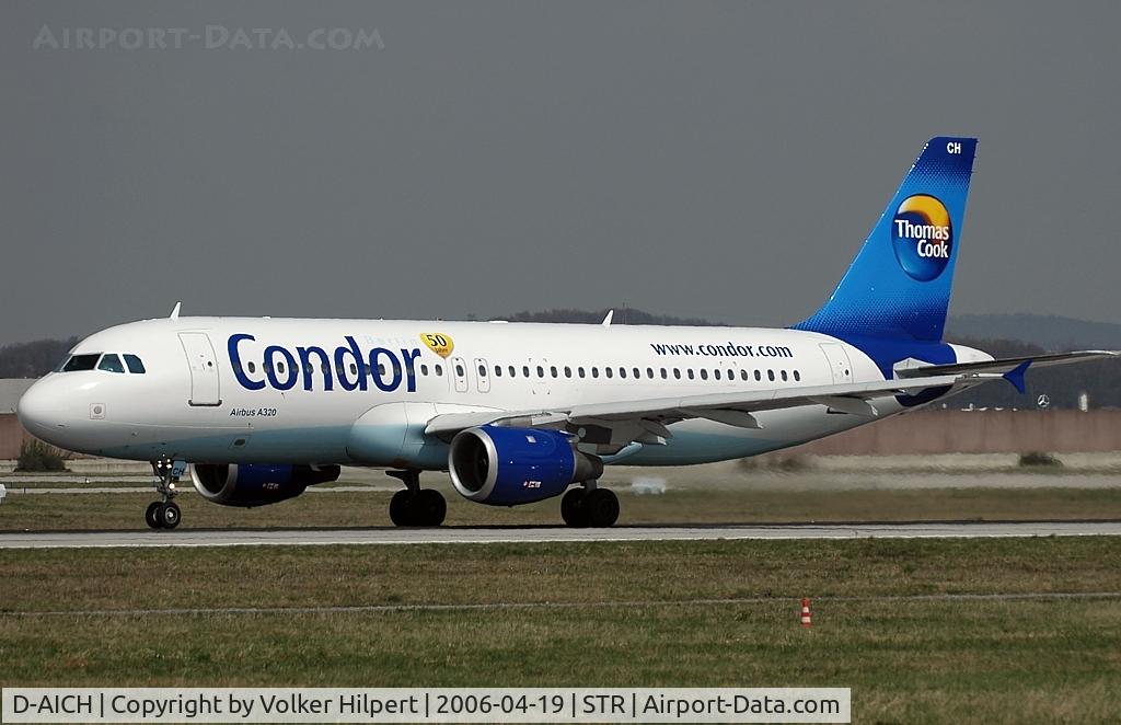 D-AICH, 1999 Airbus A320-212 C/N 0971, a blue condor bird