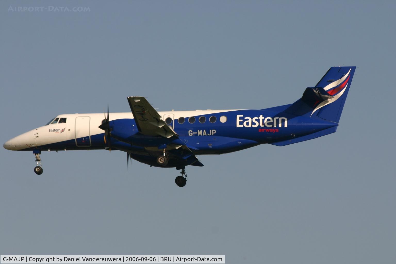G-MAJP, 1994 British Aerospace Jetstream 41 C/N 41039, arrival of flight T3 4471 with new colours