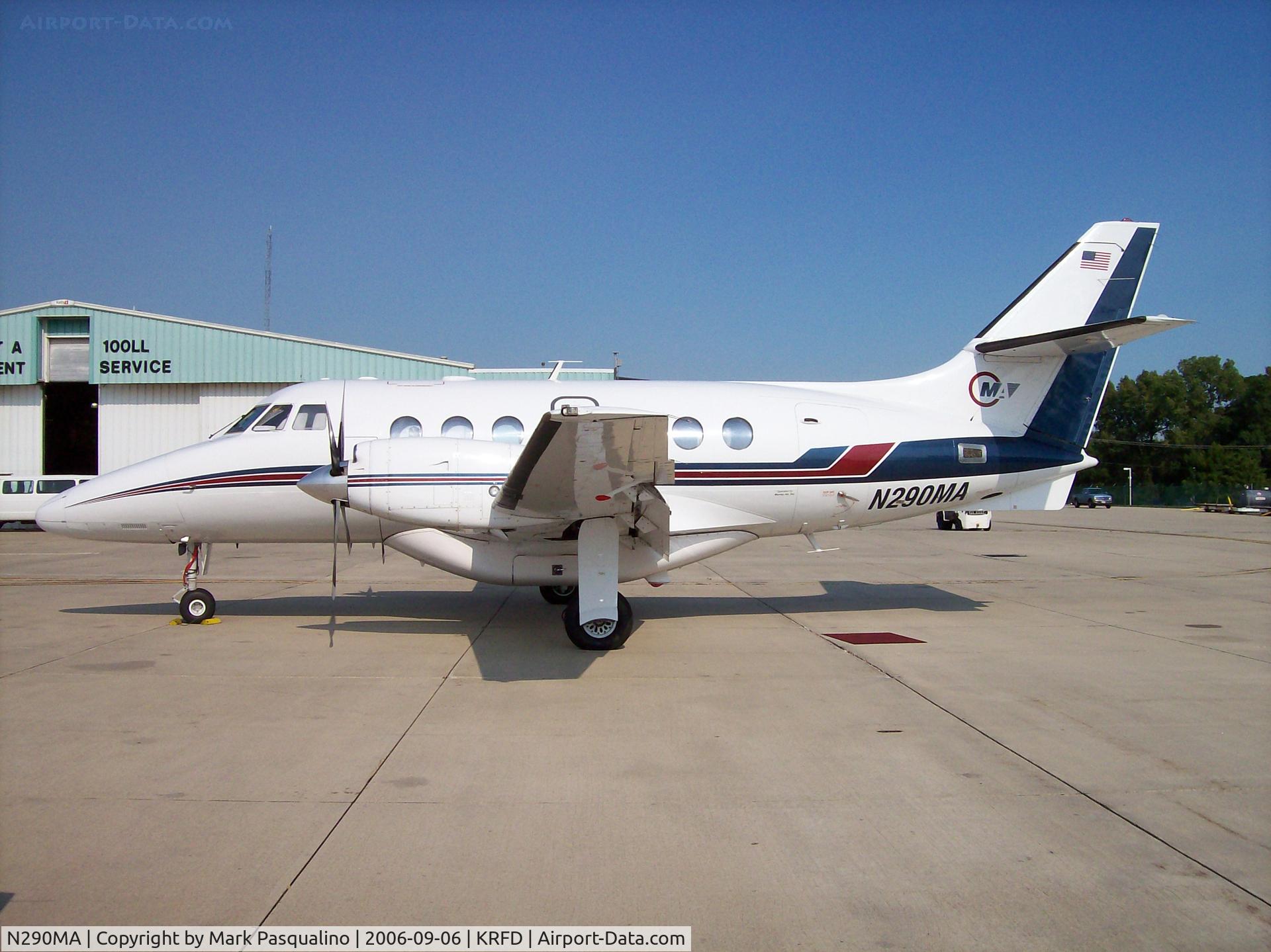 N290MA, 1988 British Aerospace BAe-3201 Jetstream C/N 800, Jetstream 3201
