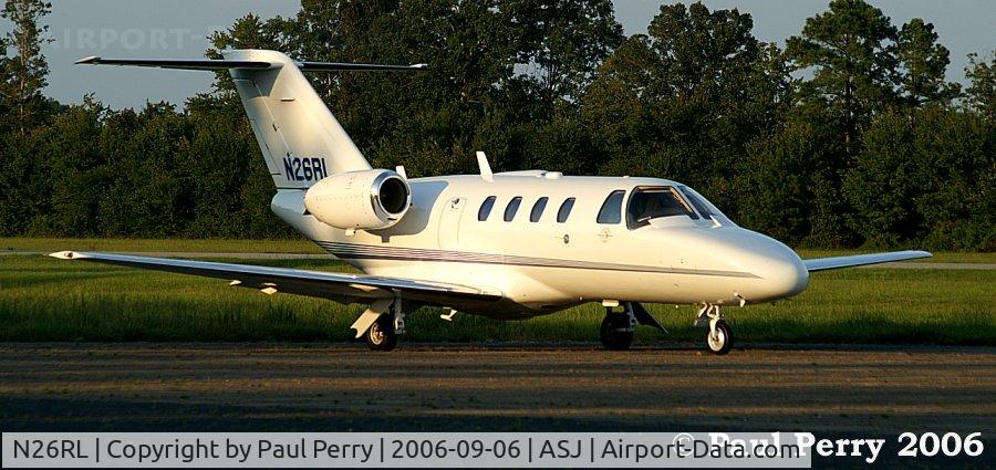 N26RL, 1997 Cessna 525 CitationJet CJ1 C/N 525-0207, Talk about pretty!!  Nice Citation secluded on the secondary ramp