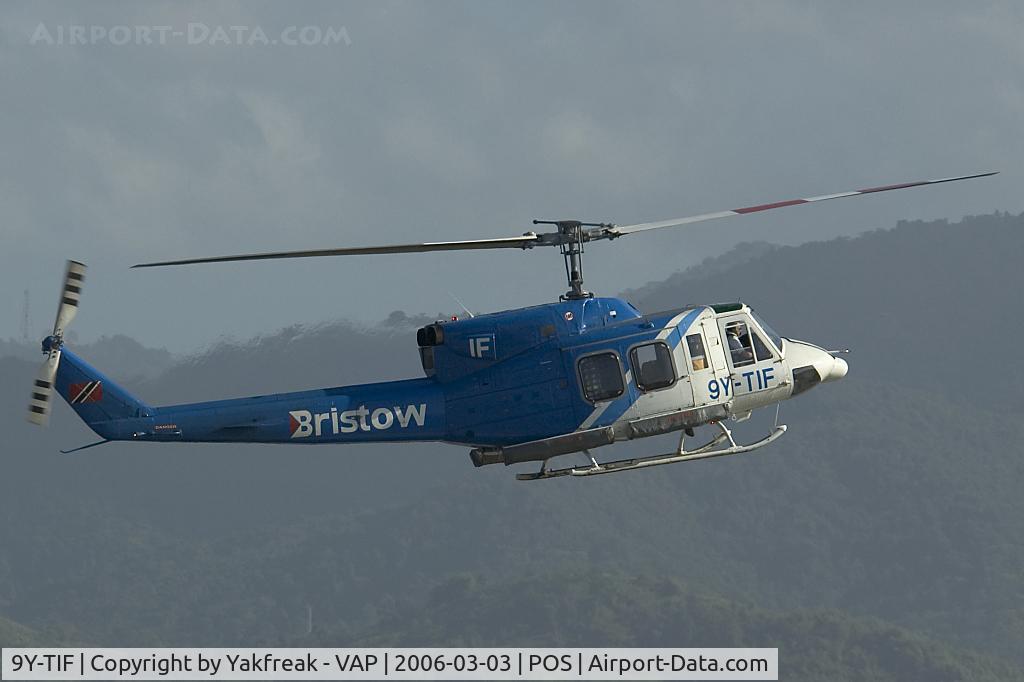 9Y-TIF, 1974 Bell 212 C/N 30615, Bristow Bell 212