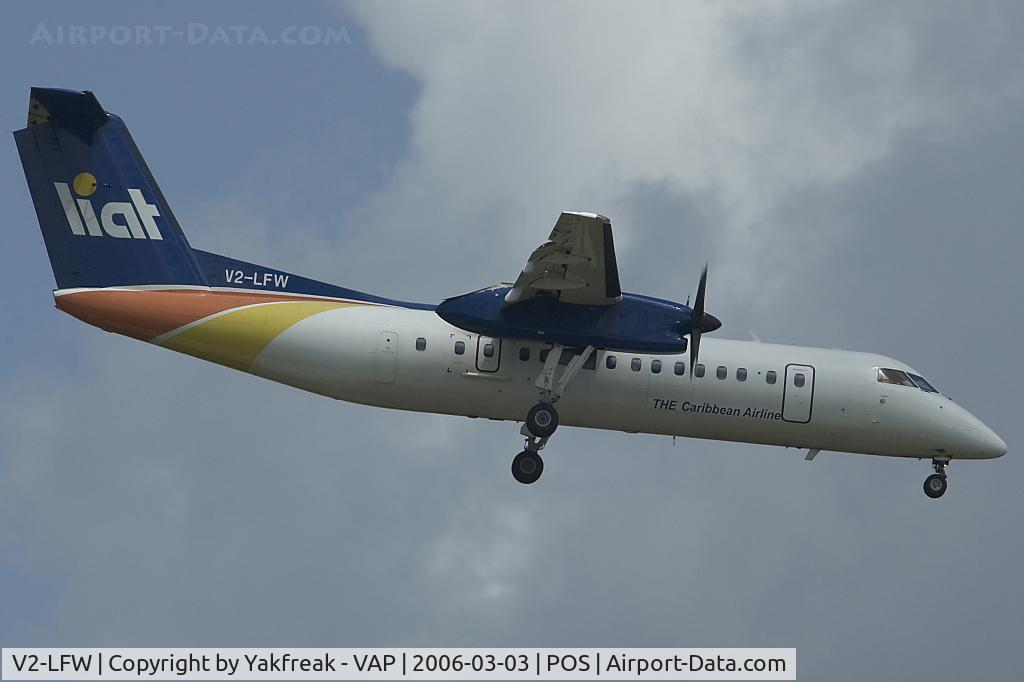 V2-LFW, 1991 De Havilland Canada DHC-8-311A Dash 8 C/N 305, LIAT Dash 8-300